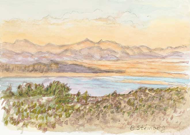 Mono Lake Sunset giclee fine art reproduction
